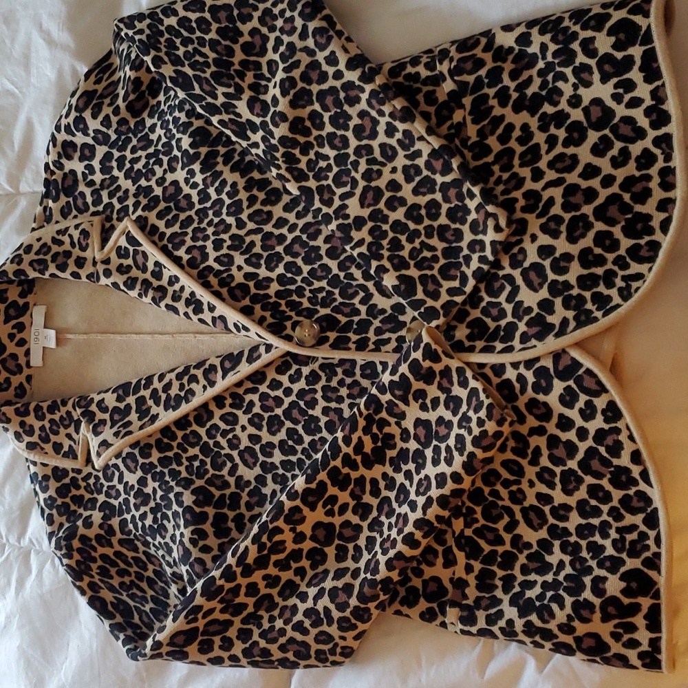 Nordstrom 1901 Leopard blazer